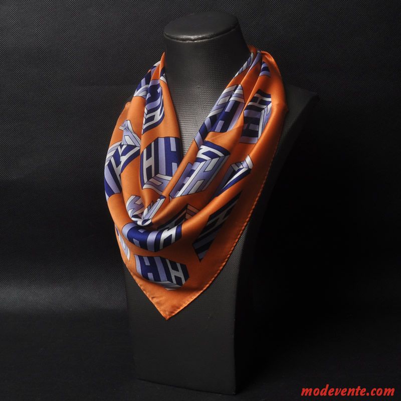 Écharpe Homme Soie Mulberry Foulard Petit Bordeaux