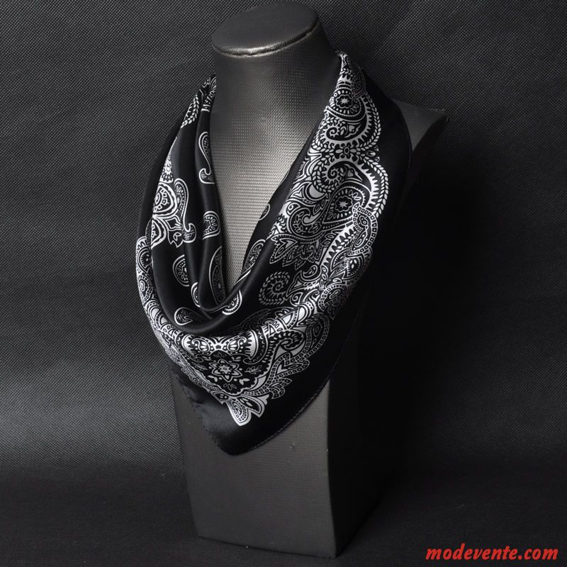 Écharpe Homme Soie Mulberry Foulard Petit Bordeaux