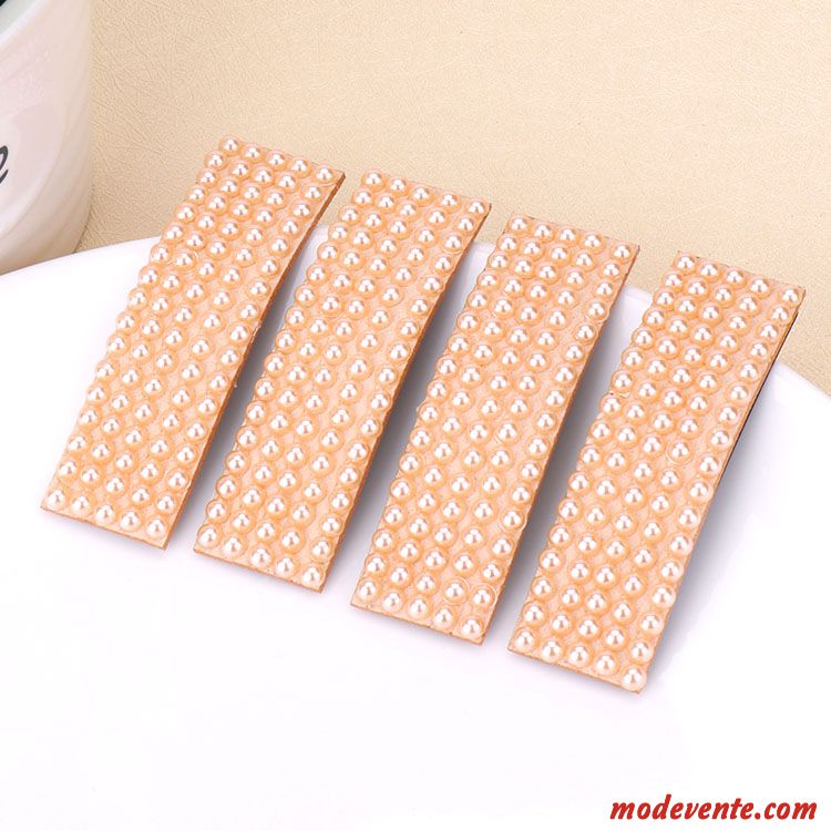 Épingle À Cheveux Femme Adulte All-match Grand Frange Pierres De Strass Perle