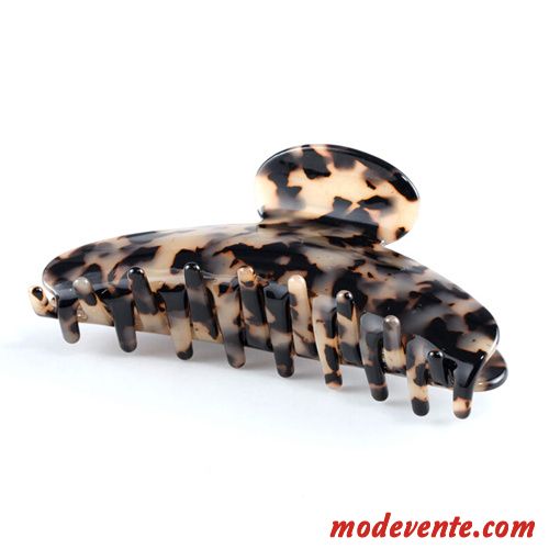 Épingle À Cheveux Femme Adulte Ultra Poignées Grand Ornements De Cheveux Leopard Jaune