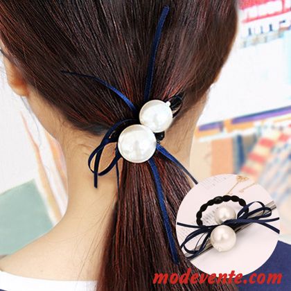 Épingle À Cheveux Femme Corde Tête Bandeau Élastique Simple Cheveux Cravate Couvre-chefs Noir