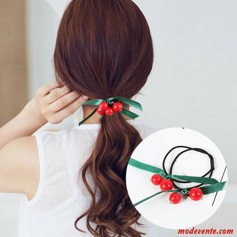 Épingle À Cheveux Femme Corde Tête Bandeau Élastique Simple Cheveux Cravate Couvre-chefs Noir