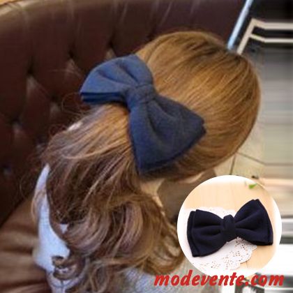 Épingle À Cheveux Femme Corde Tête Bandeau Élastique Simple Cheveux Cravate Couvre-chefs Noir