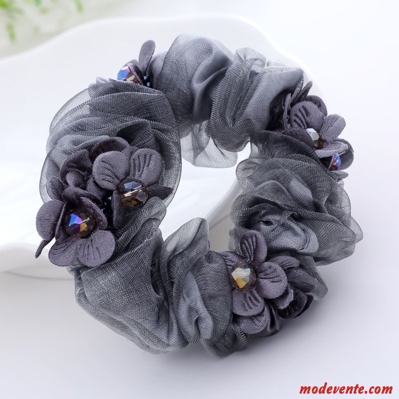 Épingle À Cheveux Femme Corde Tête Frange Couvre-chefs Bandeau Fleur Élastique