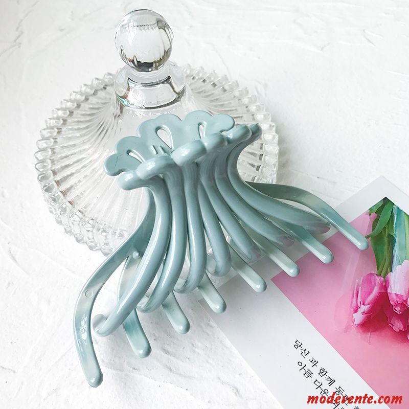 Épingle À Cheveux Femme Couvre-chefs Grand Prendre Un Bain Charmant Poignées Gros Bleu