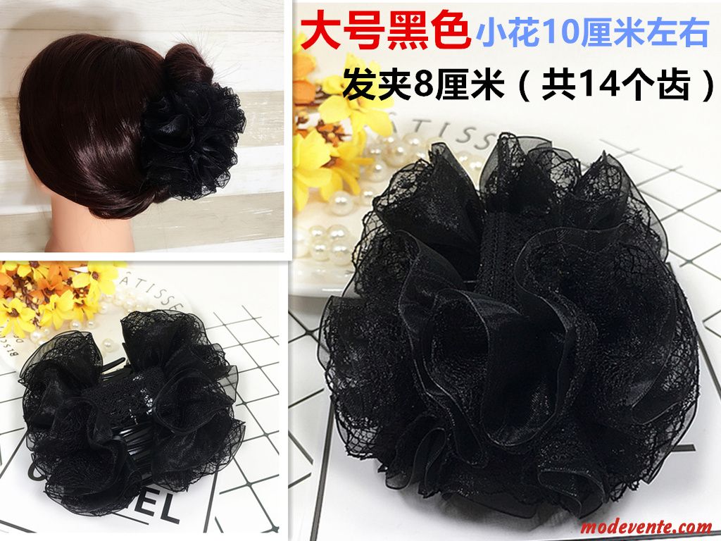 Épingle À Cheveux Femme Dentelle Ornements De Cheveux Fil De Soie Le Nouveau Fleurs Mousseline De Soie