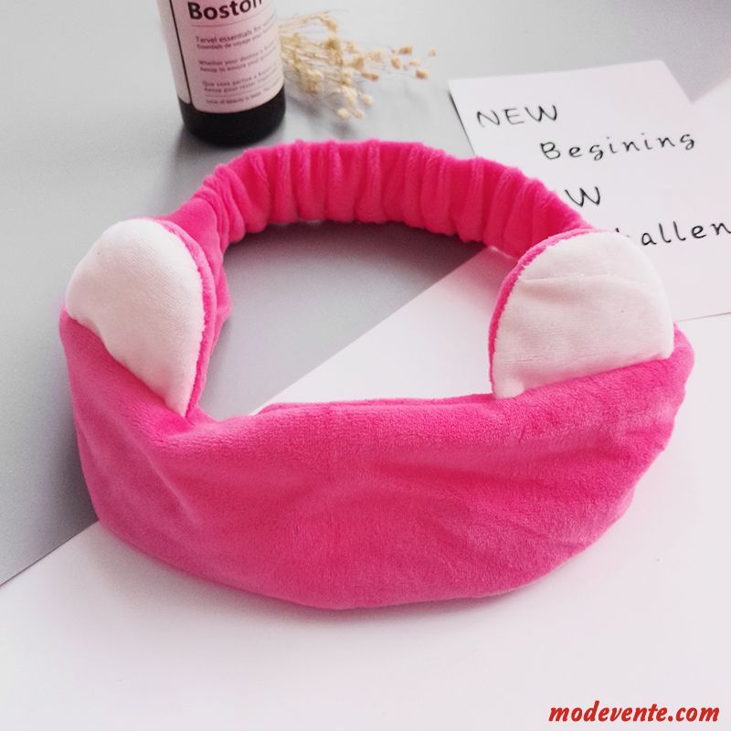 Épingle À Cheveux Femme Doux Couvre-chefs Charmant Bandes Cheveux Bandeau Rouge