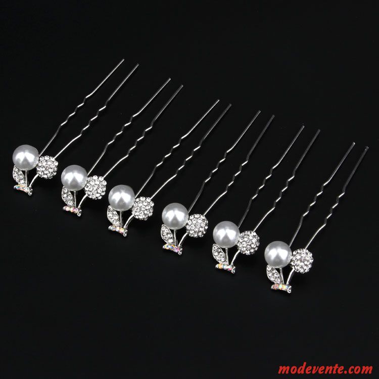 Épingle À Cheveux Femme Emission De Cartes Ornements De Cheveux Cheveux En Plaques Couvre-chefs Petit Pierres De Strass Rose