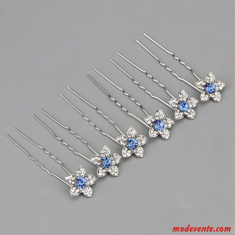 Épingle À Cheveux Femme Emission De Cartes Ornements De Cheveux Cheveux En Plaques Couvre-chefs Petit Pierres De Strass Rose