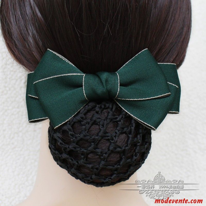 Épingle À Cheveux Femme Infirmière Ornements De Cheveux Couleur Original Poche Nette Réseau Bleu Vert Argent