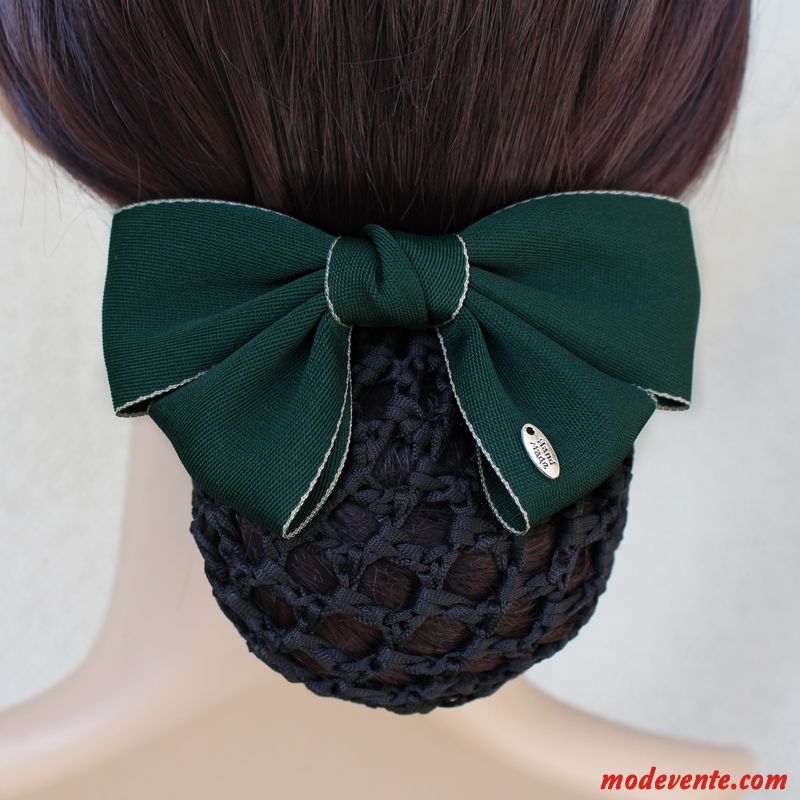 Épingle À Cheveux Femme Infirmière Ornements De Cheveux Couleur Original Poche Nette Réseau Bleu Vert Argent