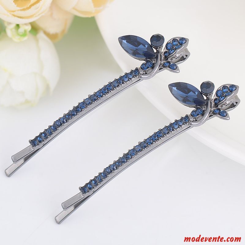 Épingle À Cheveux Femme Le Nouveau Adulte Pierres De Strass Bord De Mer Accessoires Ornements De Cheveux Bleu