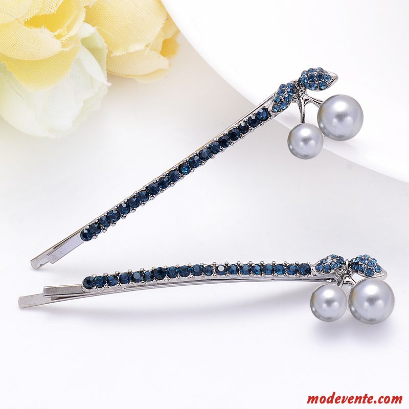 Épingle À Cheveux Femme Le Nouveau Adulte Pierres De Strass Bord De Mer Accessoires Ornements De Cheveux Bleu