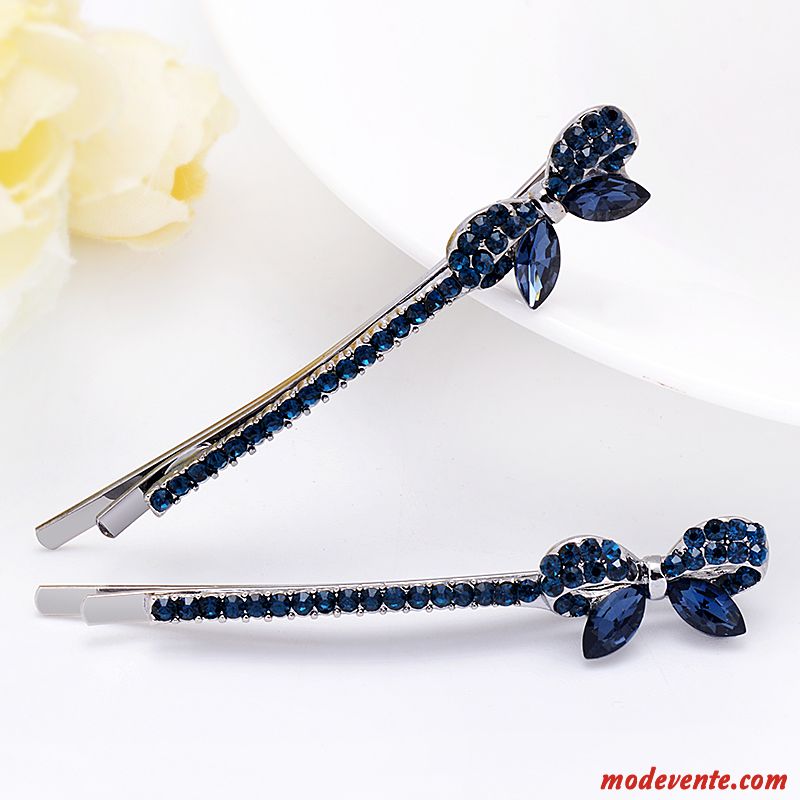 Épingle À Cheveux Femme Le Nouveau Adulte Pierres De Strass Bord De Mer Accessoires Ornements De Cheveux Bleu