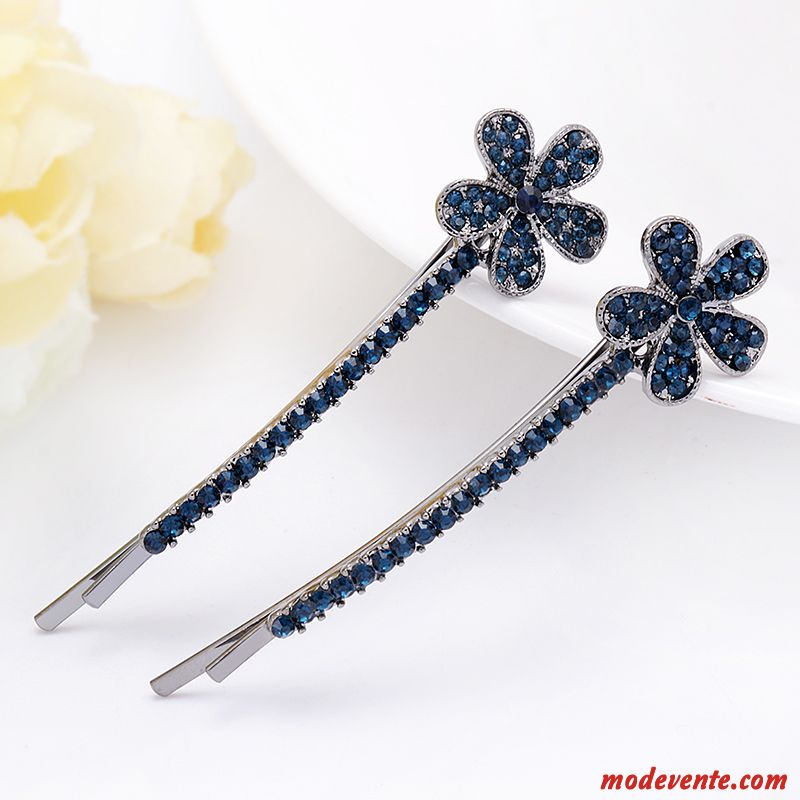 Épingle À Cheveux Femme Le Nouveau Adulte Pierres De Strass Bord De Mer Accessoires Ornements De Cheveux Bleu