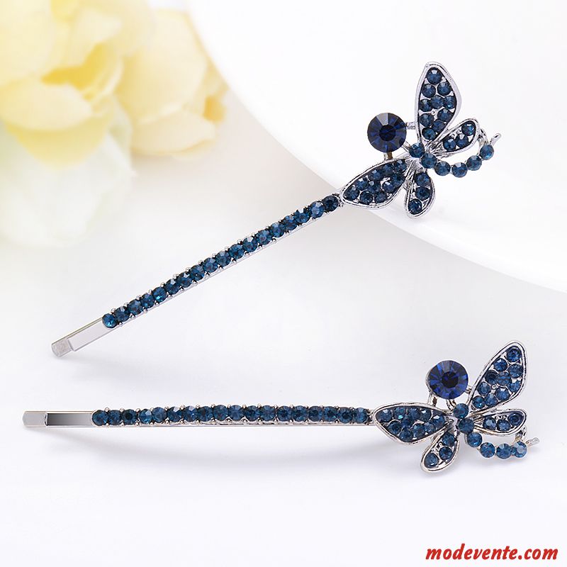 Épingle À Cheveux Femme Le Nouveau Adulte Pierres De Strass Bord De Mer Accessoires Ornements De Cheveux Bleu