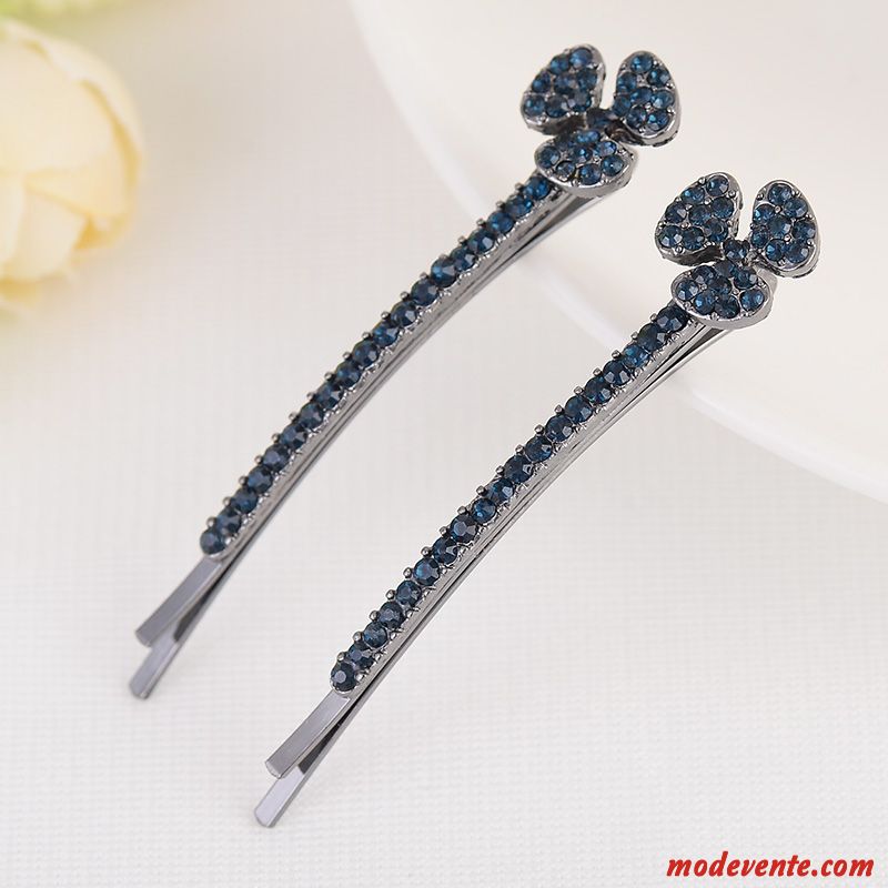 Épingle À Cheveux Femme Le Nouveau Adulte Pierres De Strass Bord De Mer Accessoires Ornements De Cheveux Bleu