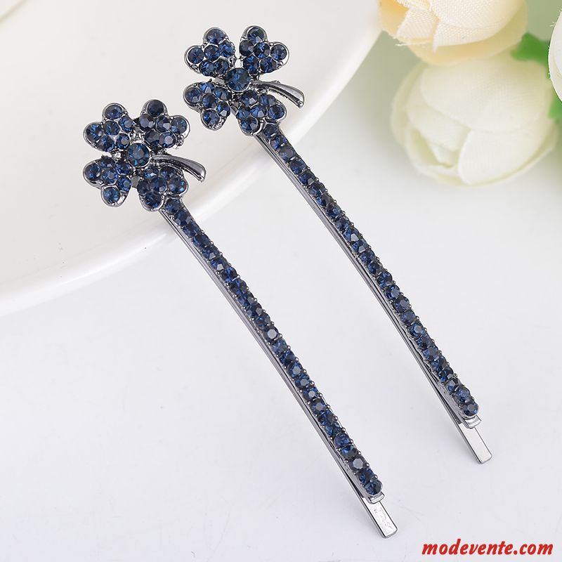 Épingle À Cheveux Femme Le Nouveau Adulte Pierres De Strass Bord De Mer Accessoires Ornements De Cheveux Bleu