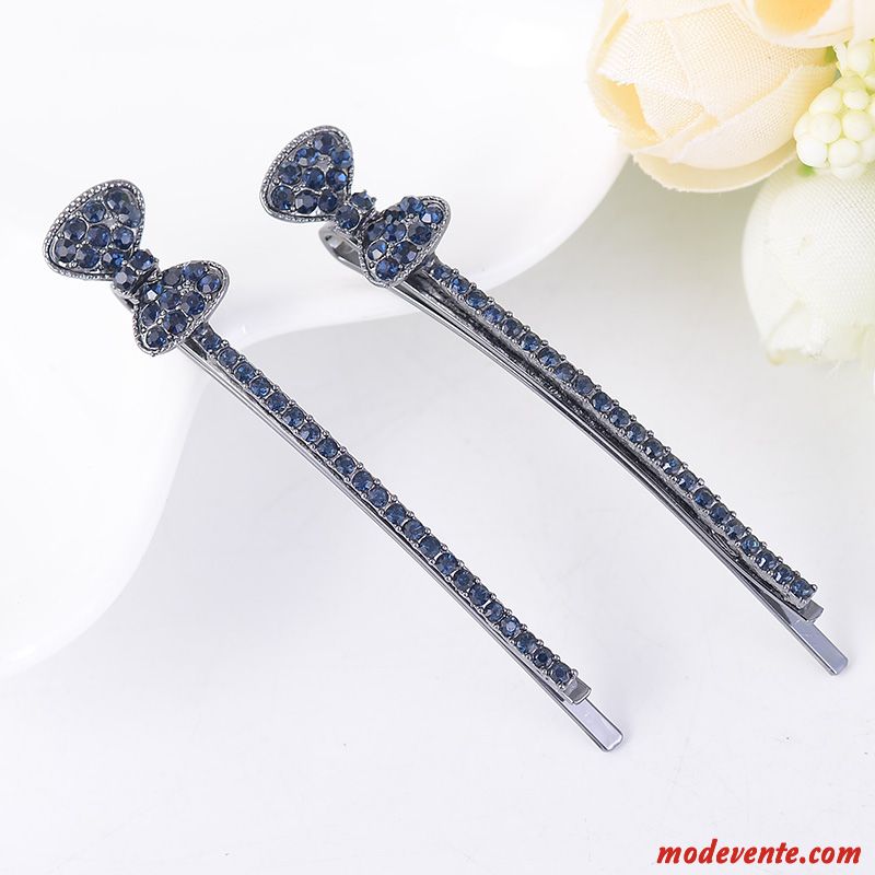 Épingle À Cheveux Femme Le Nouveau Adulte Pierres De Strass Bord De Mer Accessoires Ornements De Cheveux Bleu