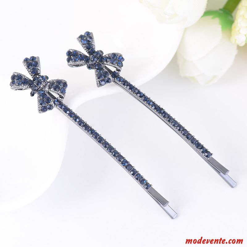 Épingle À Cheveux Femme Le Nouveau Adulte Pierres De Strass Bord De Mer Accessoires Ornements De Cheveux Bleu