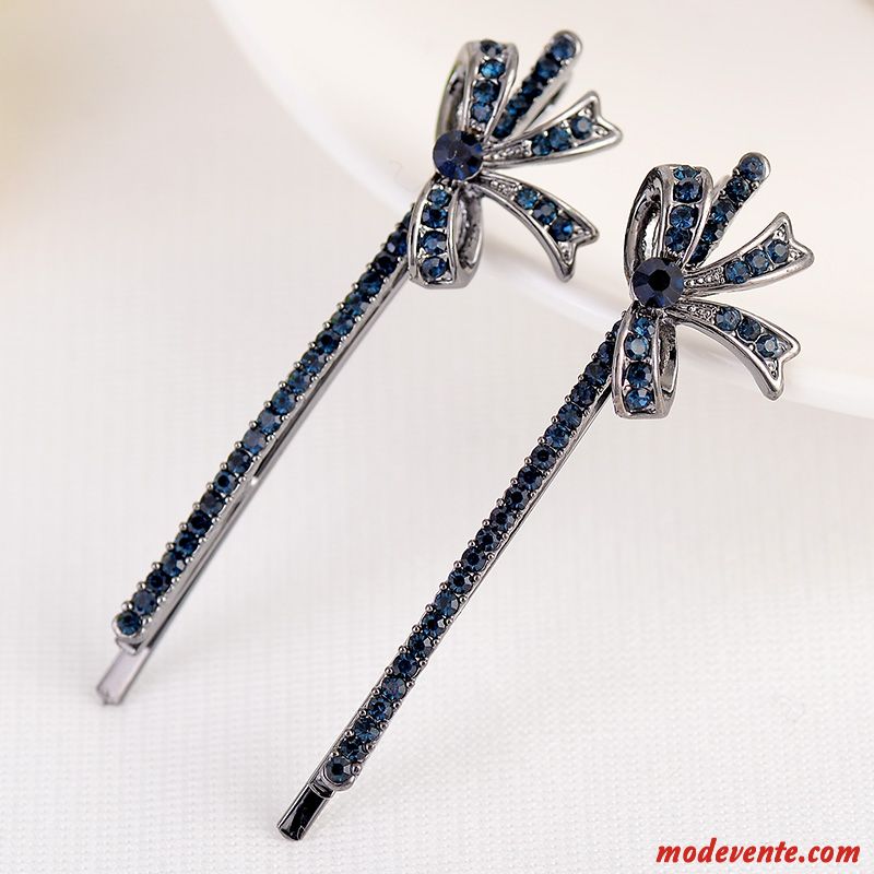 Épingle À Cheveux Femme Le Nouveau Adulte Pierres De Strass Bord De Mer Accessoires Ornements De Cheveux Bleu