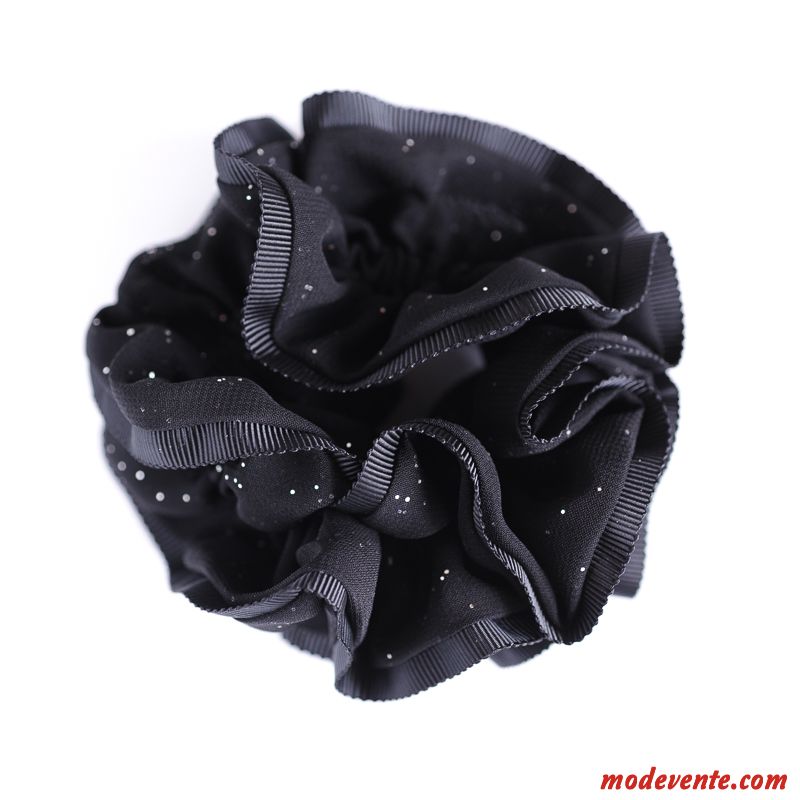 Épingle À Cheveux Femme Ornements De Cheveux Fleur Dentelle Couvre-chefs Gros Cercle Des Cheveux Pure Noir