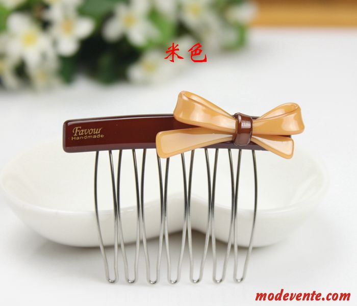 Épingle À Cheveux Femme Petit Emission De Cartes Frange Arc Peigne Ornements De Cheveux Rouge Rose