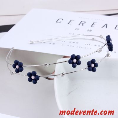 Épingle À Cheveux Femme Pierres De Strass Bandes Cheveux Perle Simple Bien Doux Violet