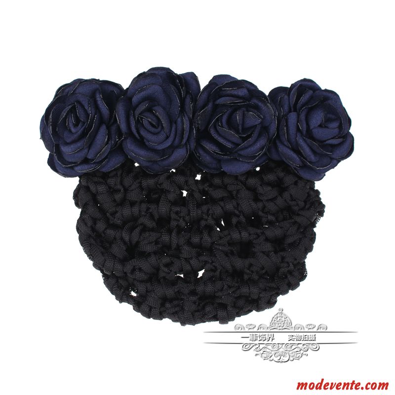 Épingle À Cheveux Femme Poche Nette Carrière Infirmière Cheveux En Plaques Fleurs Couvre-chefs Rose Bleu Argent Gris