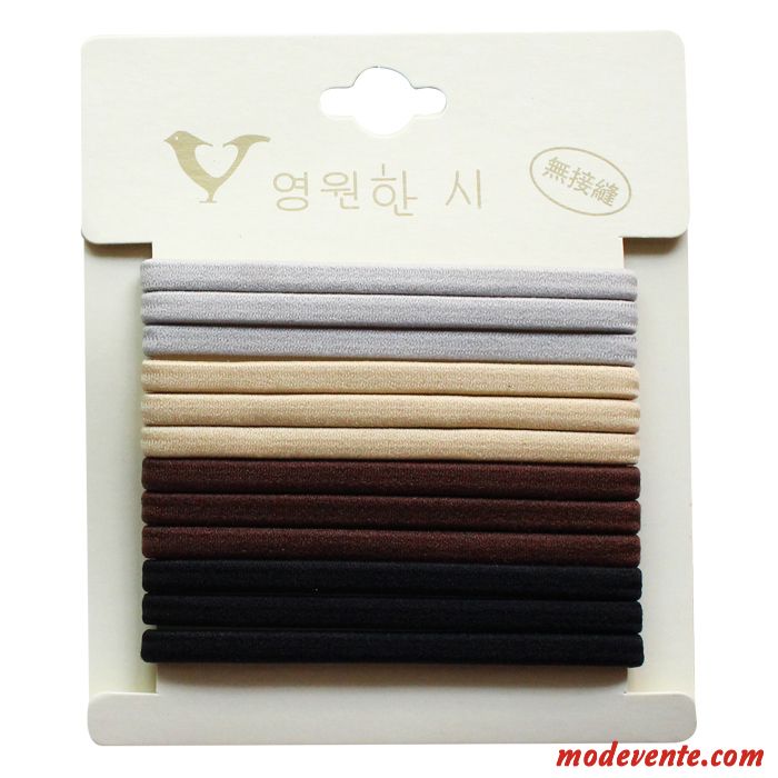 Épingle À Cheveux Femme Élasticité Ornements De Cheveux Élastique Corde Tête Fleur Princesse Coloré