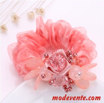 Épingle À Cheveux Femme Élastique Fleurs Cheveux En Plaques Cercle Des Cheveux Ornements De Cheveux Accessoires Rose Violet