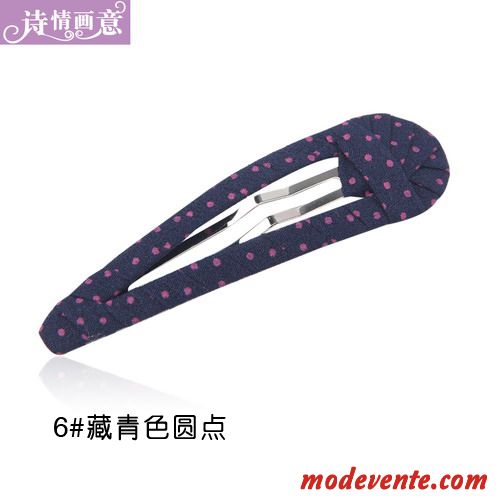 Épingle À Cheveux Femme Élégant Frange All-match Adulte Couvre-chefs Bleu