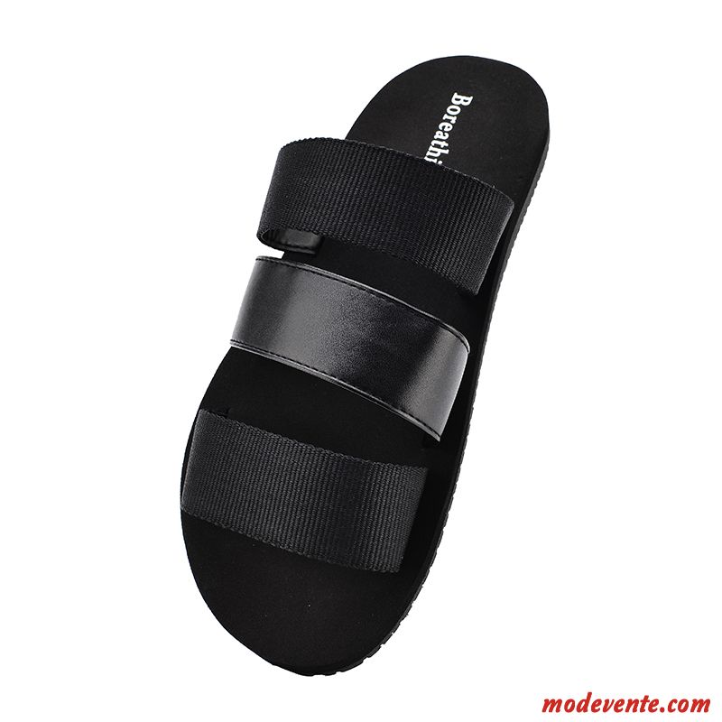 Étudiant Homme Antidérapant Parfait Chaussons Été Rubine Tongs Pas Cher