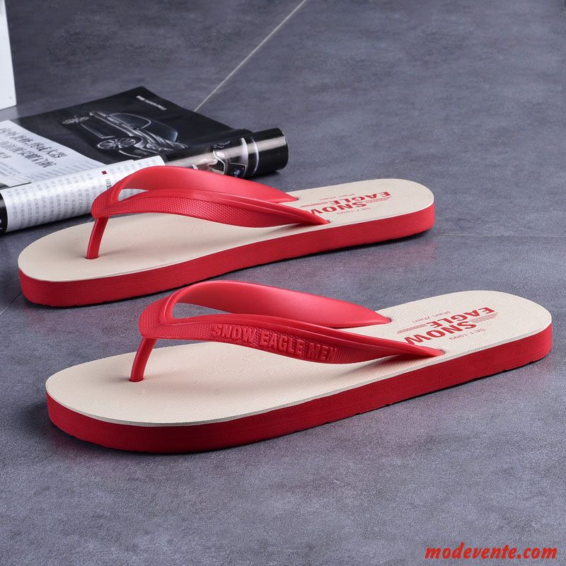 Été Étudiant Accueil Tendance Tongs Homme Caoutchouc Sarcelle En Ligne