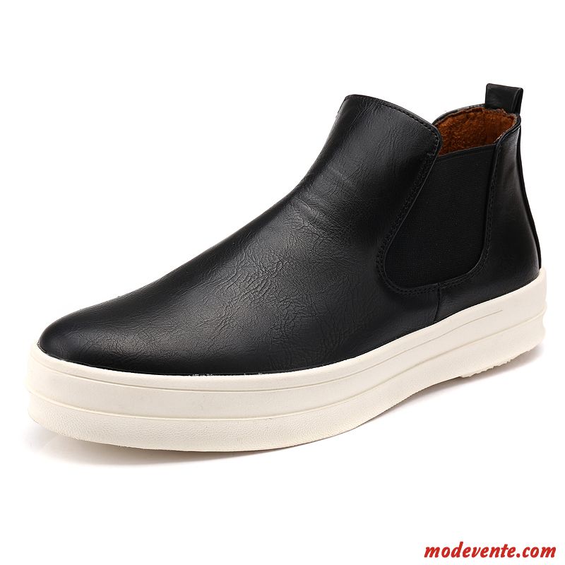 Achat Chaussures Pas Cher Homme Noir Vert Émeraude Mc22355