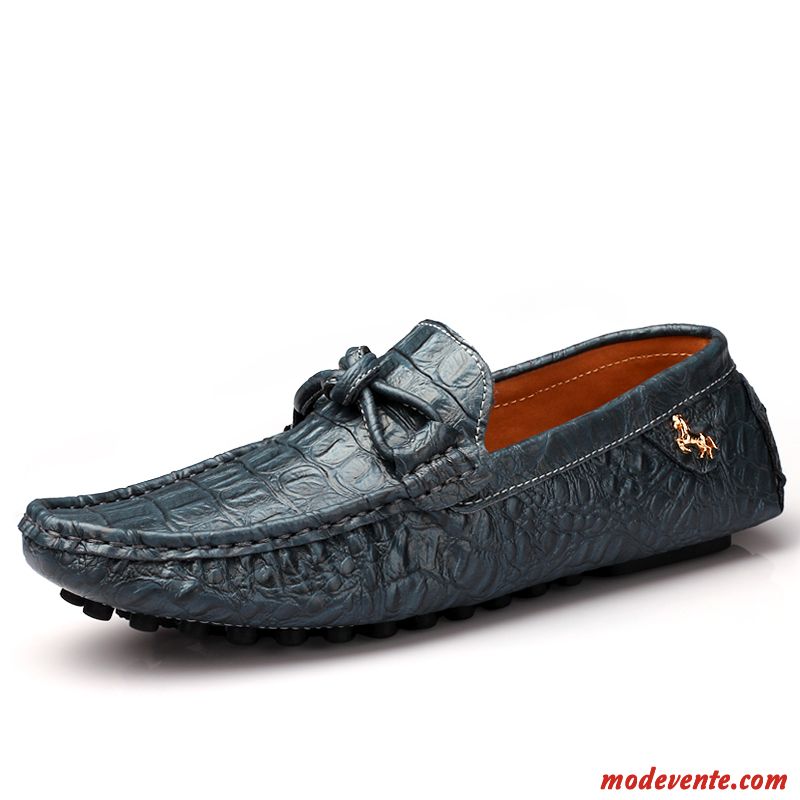 Achat Mocassins Chaussure Homme Pas Cher Saphir Chocolat Mc23709