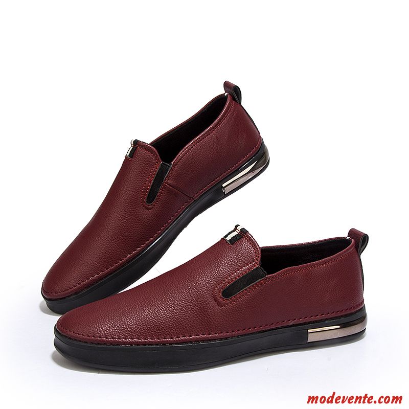 Acheter Chaussures Mocassins Jaune Rouge Mc22811