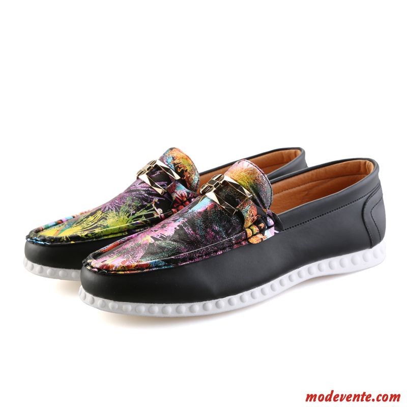 Acheter Mocassin Homme Pas Cher Marron Violet Mc23671