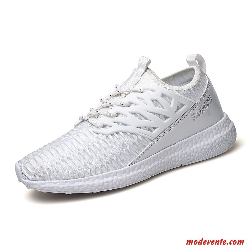 Basket Homme Basse Pas Cher Ivoire Blanc Neigeux Mc20754