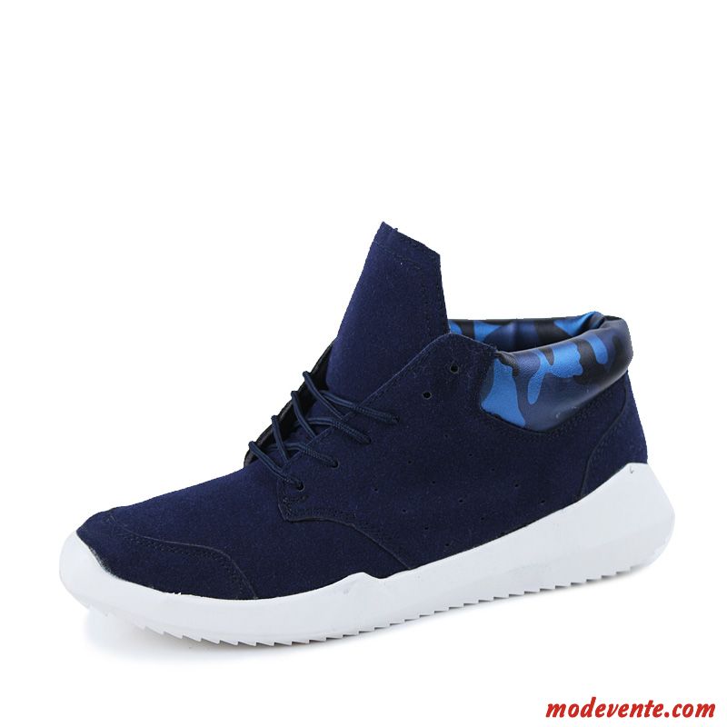 Basket Montante Homme Pas Cher Rose Bleu Turquoise Mc20460