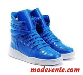 Basket Montante Marque Pas Cher Homme Bleu Ciel Papayawhip Mc20609