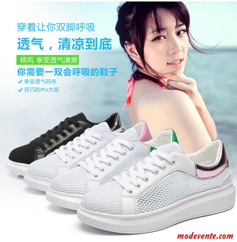 Basket Toile Femme Solde Gris Fumé Lilas Mc26699