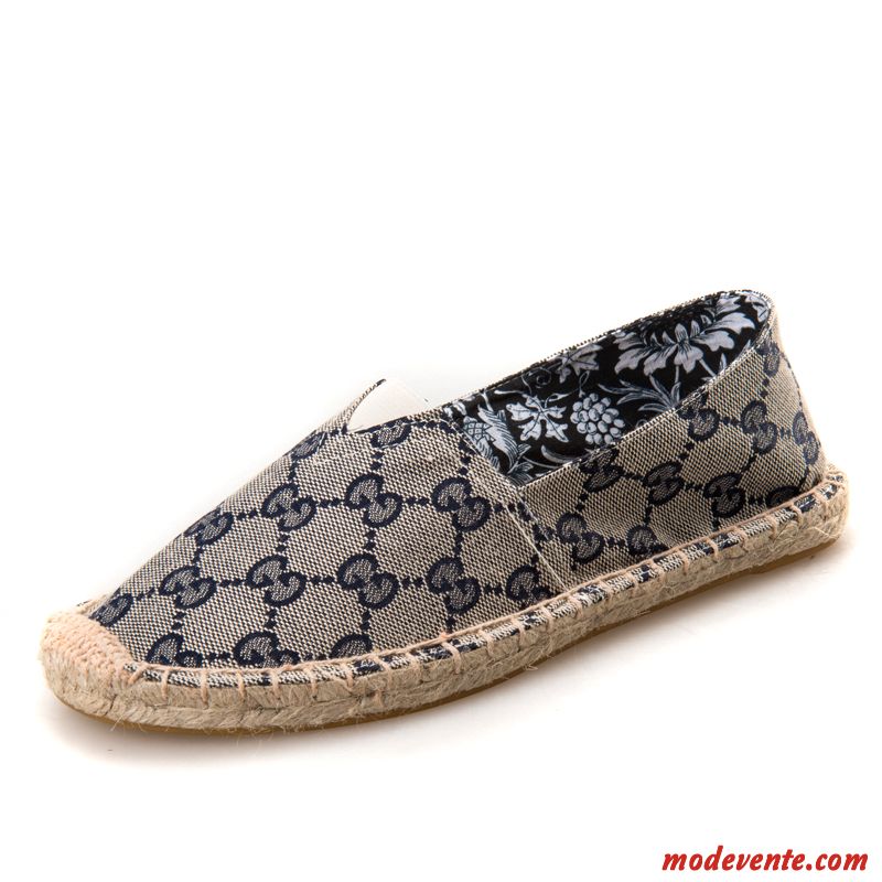 Basket Toile Montante Homme Peachpuff Vert Jaunâtre Mc21424