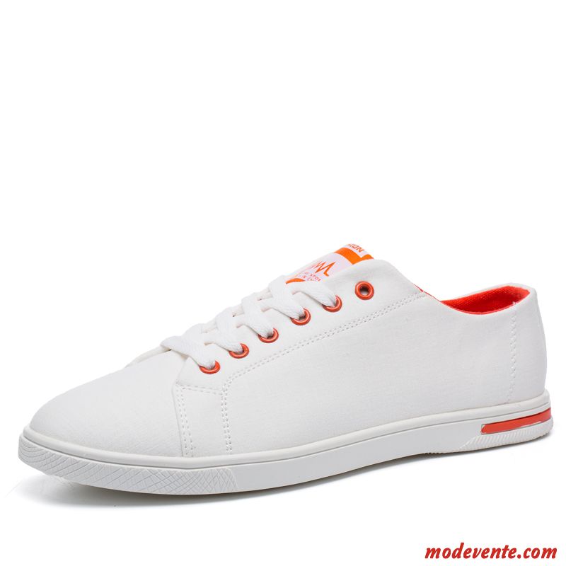 Basket Toiles Blanche Homme Blanc Blanc Neigeux Mc21415