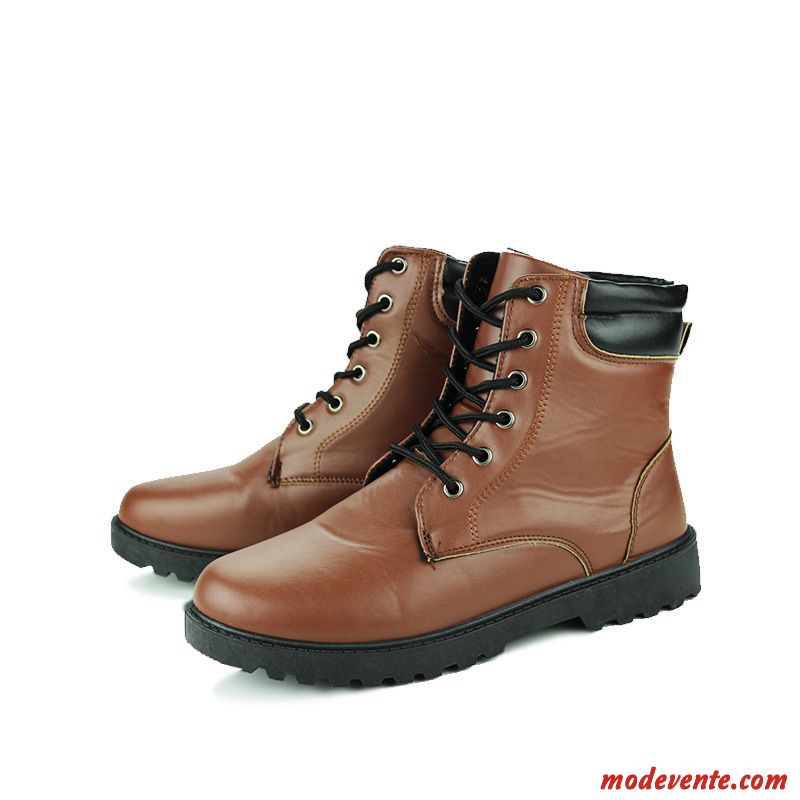 Boots Bottines Homme Pas Cher Noir Pérou Mc22344