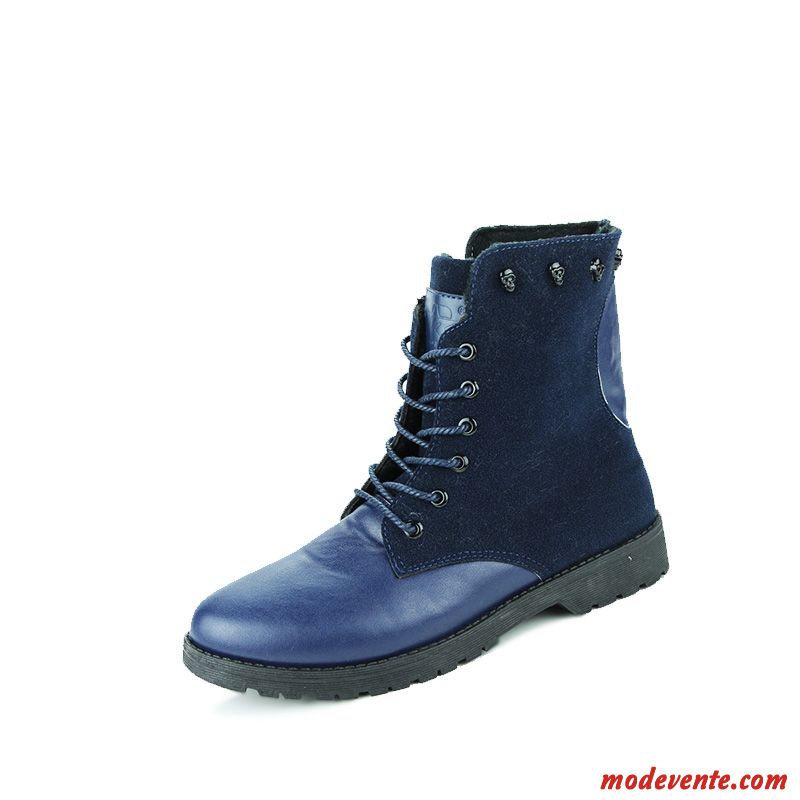 Botte Fourrée Pas Cher Homme Gris Brumeux Gris Mc22342