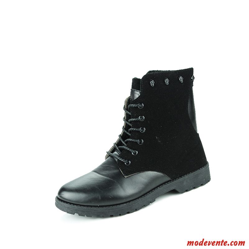 Botte Fourrée Pas Cher Homme Gris Brumeux Gris Mc22342