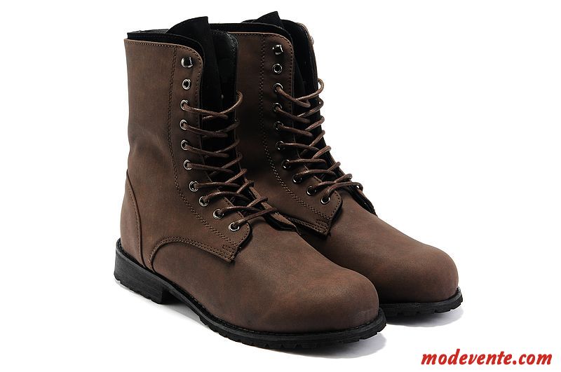 Botte Pour Homme Pas Cher Bleu Cobalt Sandybrown Mc22224