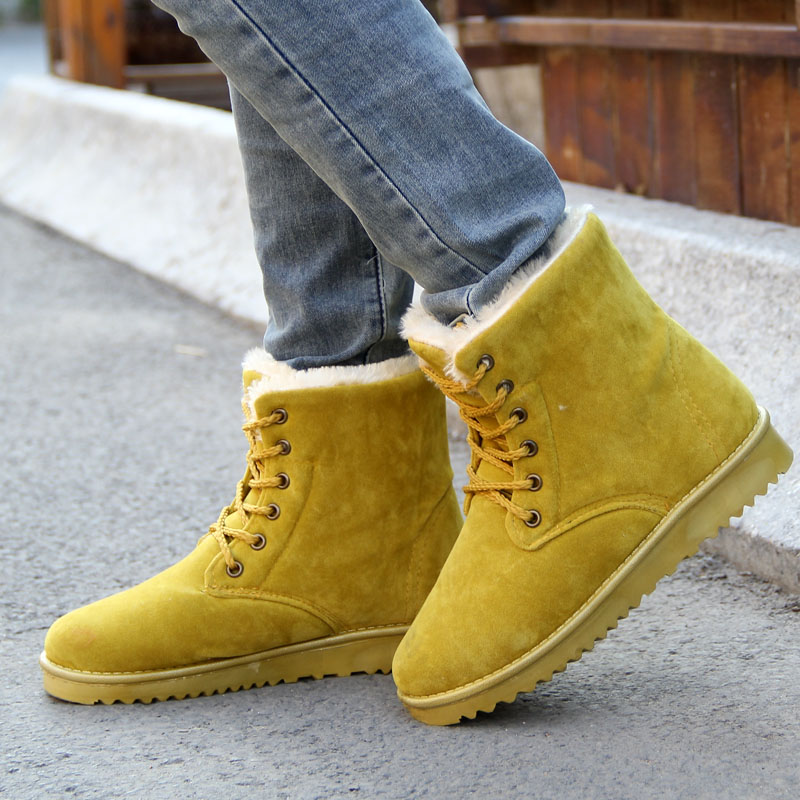 Bottes Des Chaussures Pas Cher Vert Tomate Mc22490