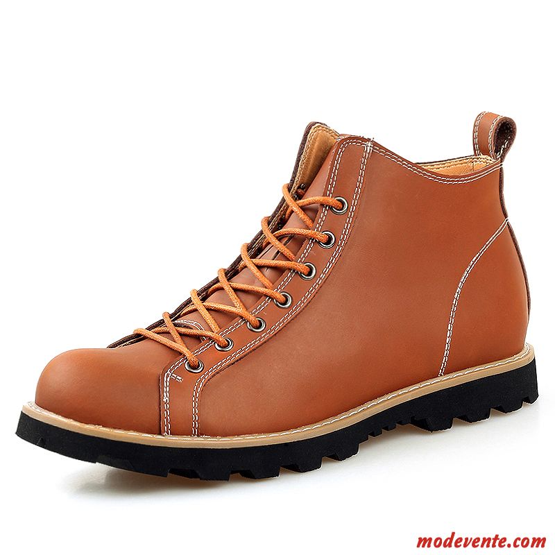 Bottes Grises Homme Cuir Bleu Marin Bleu Royal Mc22068